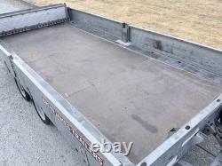 Brian James 14ft Tiltbed Twin Axle Flatbed Car Transporter Trailer Ivor CT166 A4