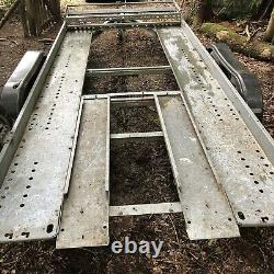 Brian James Clubman Twin axle car Trailer Transporter with tyre rack