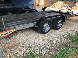 Brian James Clubman twin axle car trailer with ramps