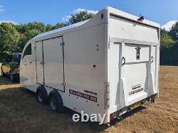 Brian James Race Transporter 5 Covered tilt trailer (375-1090)