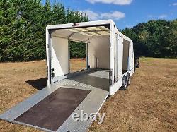 Brian James Race Transporter 5 Covered tilt trailer (375-1090)