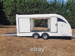 Brian James Race Transporter 5 Covered tilt trailer (375-1090)