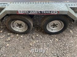 Brian James T-02-T Plant Trailer 2023 3500Kg flatbed twin axle Ifor Williams