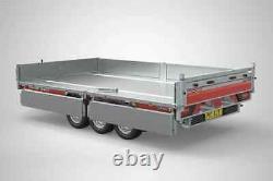 Brian James Tipper Trailer 3.1 x 1.6m 3500kg Gros 2495kg Carry Twin Axle Tipping