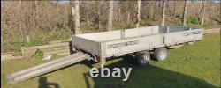 Brian James Trailer 13ft X 6.6 Ft Floor Twin Axle Braked Trailer 3000kg Gross