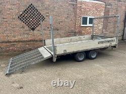 Brian James Trailer Plant Beavertail Ifor Twin Axle Williams Flatbed