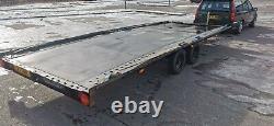 Brian James Twin Axle Car Transporter Trailer Refurbished 18' X 7' Bed