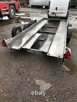 Brian James Twin Axle Car Transporter Trailer With Ramps And Winch Braked System