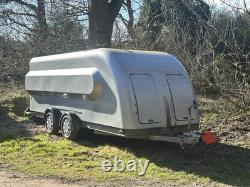 Brian James Twin Axle Covered Car Transporter LED Lights, Powered Winch