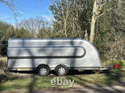 Brian James Twin Axle Covered Car Transporter LED Lights, Powered Winch