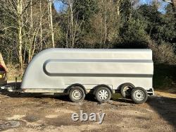 Brian James Twin Axle Covered Car Transporter LED Lights, Powered Winch