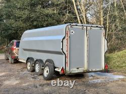 Brian James Twin Axle Covered Car Transporter LED Lights, Powered Winch