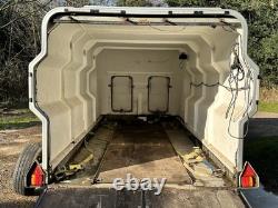 Brian James Twin Axle Covered Car Transporter LED Lights, Powered Winch