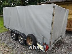 Brian James Twin Axle Covered Race Car Trailer