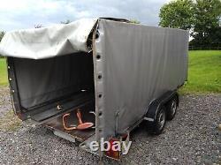 Brian James Twin Axle Covered Race Car Trailer