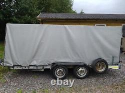 Brian James Twin Axle Covered Race Car Trailer