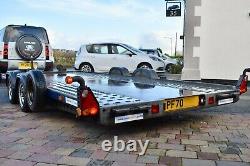 Brian James car trailer A4 transporter twin axle