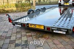 Brian James car trailer A4 transporter twin axle