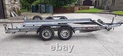 Brian James tandem axle car transporter trailer