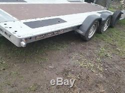 Brian james car transporter trailer ONE OWNER TWIN AXLE CAN DELIVER
