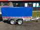 Car Box Trailer 8'7 X 4'1 Twin Axle Unbraked 750kg Double Axle