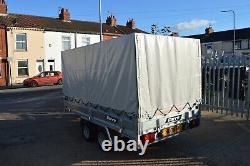 CAR TRAILER / 10ft x5ft CANOPY / CURTAINSIDER / 27000kg GVWith TWIN AXLE