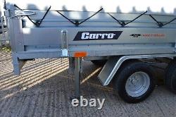 CAR TRAILER / 10ft x5ft CANOPY / CURTAINSIDER / 27000kg GVWith TWIN AXLE