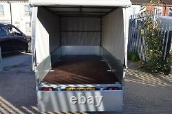 CAR TRAILER / 10ft x5ft CANOPY / CURTAINSIDER / 27000kg GVWith TWIN AXLE