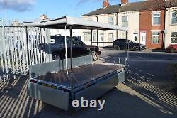 CAR TRAILER / 10ft x5ft CANOPY / CURTAINSIDER / 27000kg GVWith TWIN AXLE