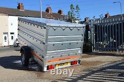 CAR TRAILER / HIGH SIDES / 2X SIDE PANEL / TOP COVER / 750GVW / 8.5ft x 4.1ft