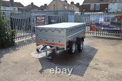 CAR TRAILER / HIGH SIDES / SOFT TOP COVER / 750GVW / 8.5ft x 4.1ft