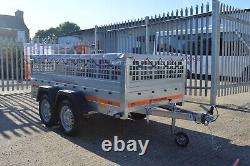CAR TRAILER / MESH / SOFT TOP COVER / TWIN AXLE / 750GVW / 8.5ft x 4.1ft
