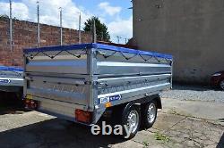 CAR TRAILER / SIDE PANELS / FINANCE AVAILABLE / TWIN AXLE / 8.5ft x 4.6ft