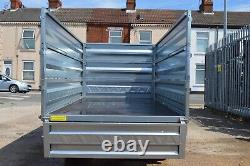 CAR TRAILER / SIDES / FINANCE AVAILABLE / TWIN AXLE / 750GVW / 8.5ft x 4.6ft