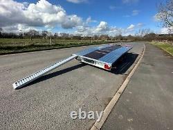 CAR TRANSPORTER TRAILER 14,7ft x 7f TWIN AXLE ALKO 2700KG TRAILER BEAVERTAIL