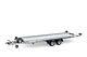 Car Transporter Trailer 2700kg Twin Axle Flatbed 15 Ft X 6,7 Ft With Led Light