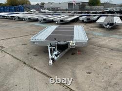 CAR TRANSPORTER TRAILER 4,5m x 2,1 2700KG TWIN AXLE AL-KO CAR TRAILER BEAVERTAIL