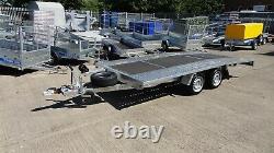 CAR TRANSPORTER TRAILER 5m x 2,1 3000KG TWIN AXLE AL-KO CAR TRAILER BEAVERTAIL