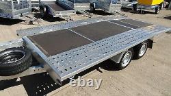 CAR TRANSPORTER TRAILER 5m x 2,1 3000KG TWIN AXLE AL-KO CAR TRAILER BEAVERTAIL