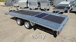 CAR TRANSPORTER TRAILER 5m x 2,1 3000KG TWIN AXLE AL-KO CAR TRAILER BEAVERTAIL