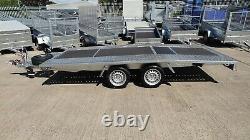 CAR TRANSPORTER TRAILER 5m x 2,1 3000KG TWIN AXLE AL-KO CAR TRAILER BEAVERTAIL