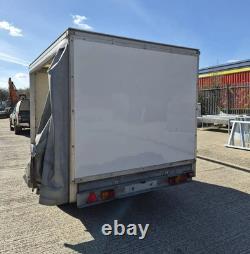 CONWAY Curtain-side Twin-Axle Car trailer, 2600kg gross