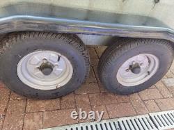 Caddy Trailer 640 Twin Axle Towing Trailer With Waterproof Cover 6ft X 4ft Steel