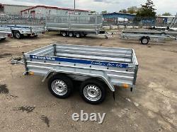 Cage Trailer 8x4 Twin Axle Unbraked 750kg Car Trailer ALKO Suspension