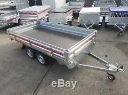 Caged Twin Axle Trailer 10 x 5 750kg Drop Sides