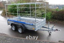 Canvas Cover 4 Car Trailer 3m x 1,5m Twin Axle 2700kg Braked + FREE TRAILER