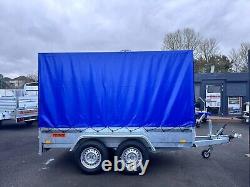 Car Box Trailer 10ft x 5ft Twin Axle 2700kg Car Trailer Braked Axle