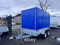 Car Box Trailer 10ft x 5ft Twin Axle 2700kg Car Trailer Braked Axle