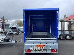 Car Box Trailer 10ft x 5ft Twin Axle 2700kg Car Trailer Braked Axle