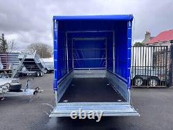 Car Box Trailer 10ft x 5ft Twin Axle 2700kg Car Trailer Braked Axle